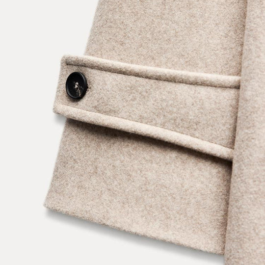 EB | Trenchcoat - Wollmischung - Oversized Fit - Doppelt gefertigt - Klassisches Design