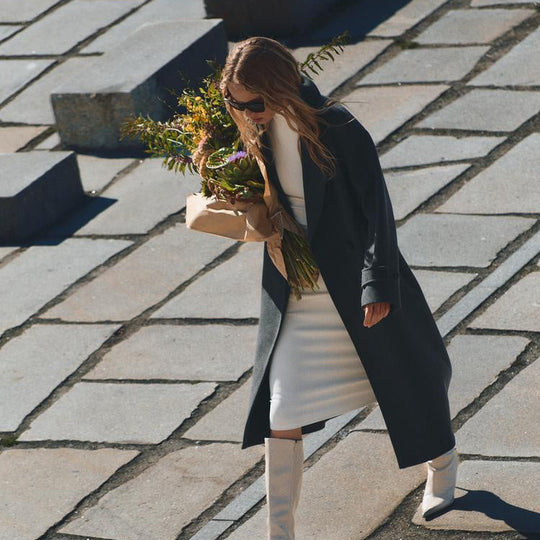 EB | Trenchcoat - Wollmischung - Oversized Fit - Doppelt gefertigt - Klassisches Design