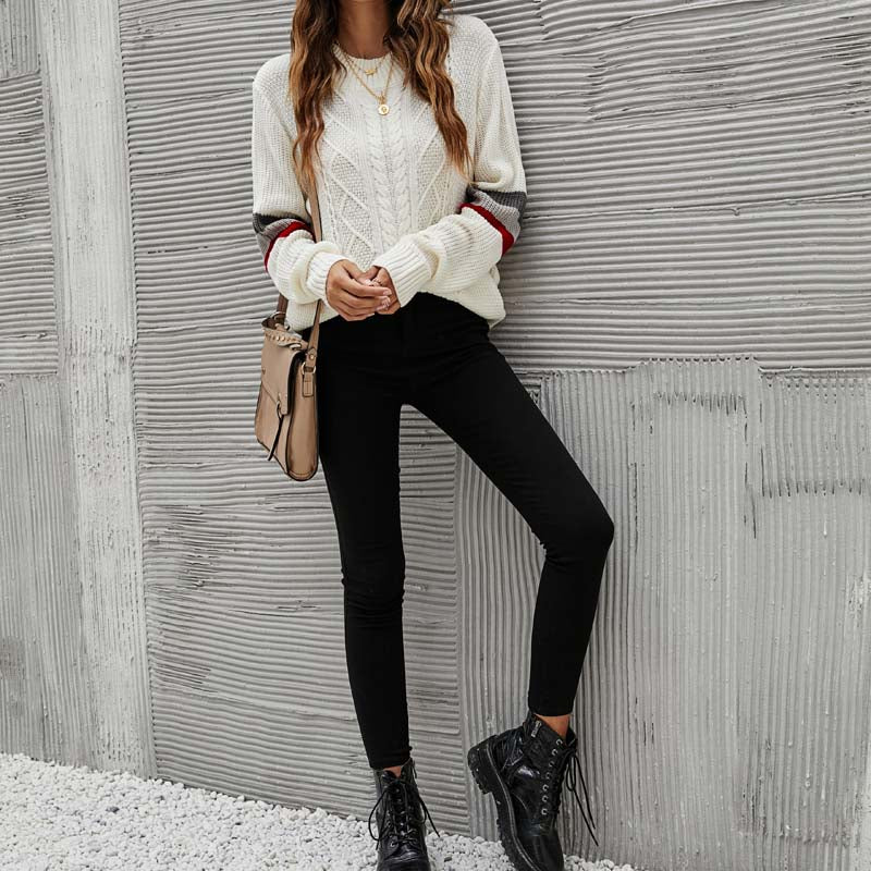 EB | Pullover Mit Zopfmuster Und Hohem Komfort