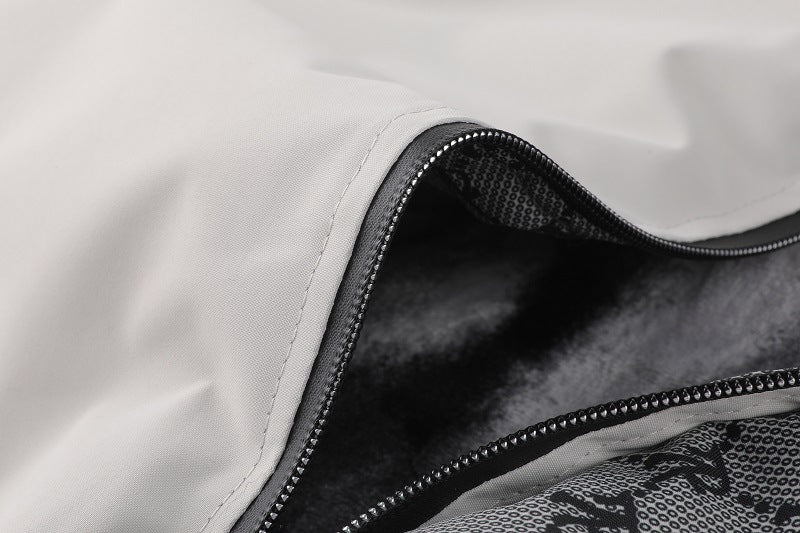 EB | Herrenjacke mit Abnehmbarer, Pelzgefütterter Kapuze
