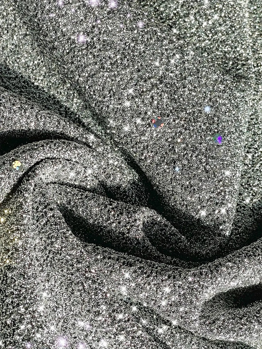 Glitzerndes Damen Paillettenkleid mit Langen Ärmeln für Party & Events | EB