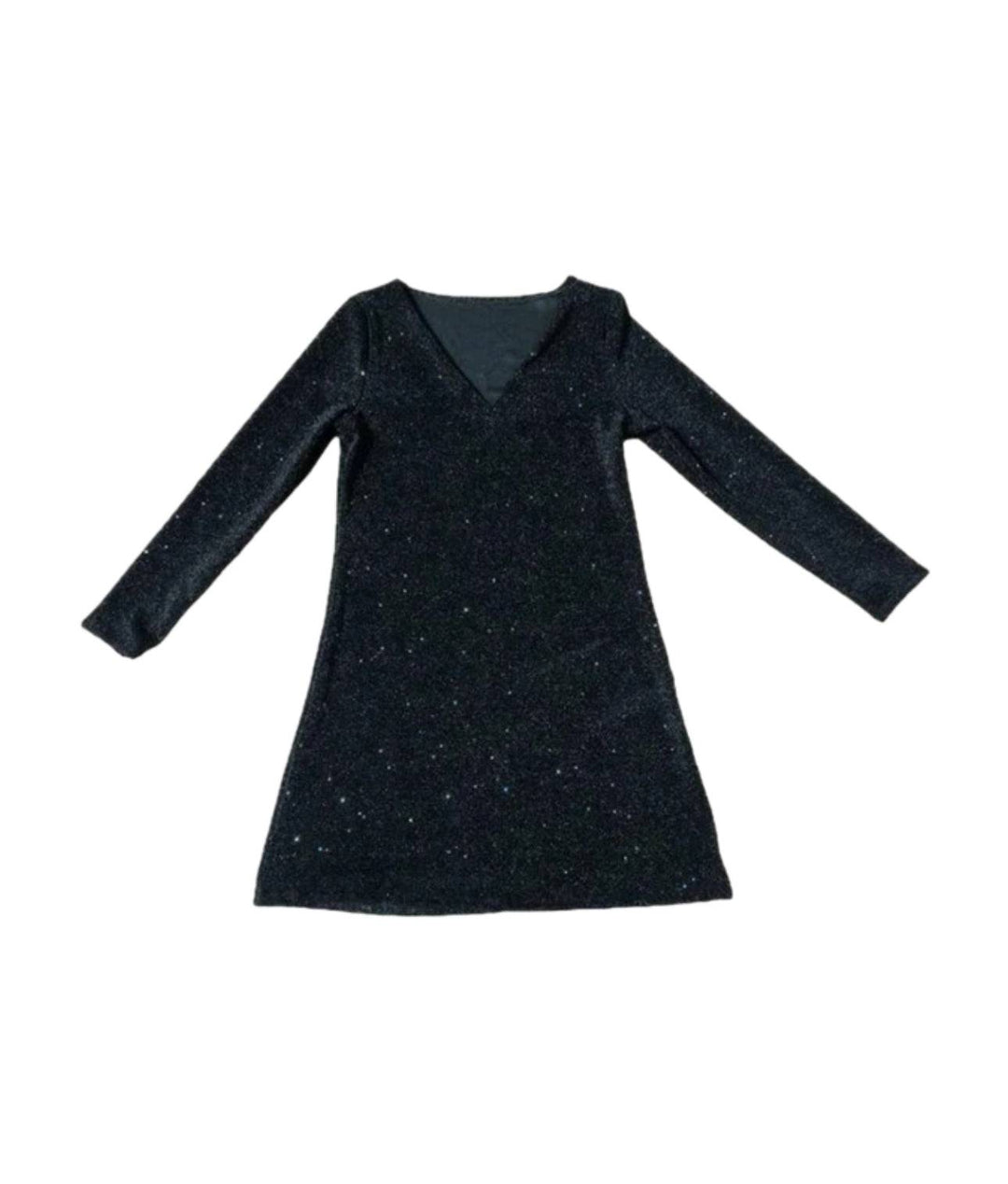Glitzerndes Damen Paillettenkleid mit Langen Ärmeln für Party & Events | EB