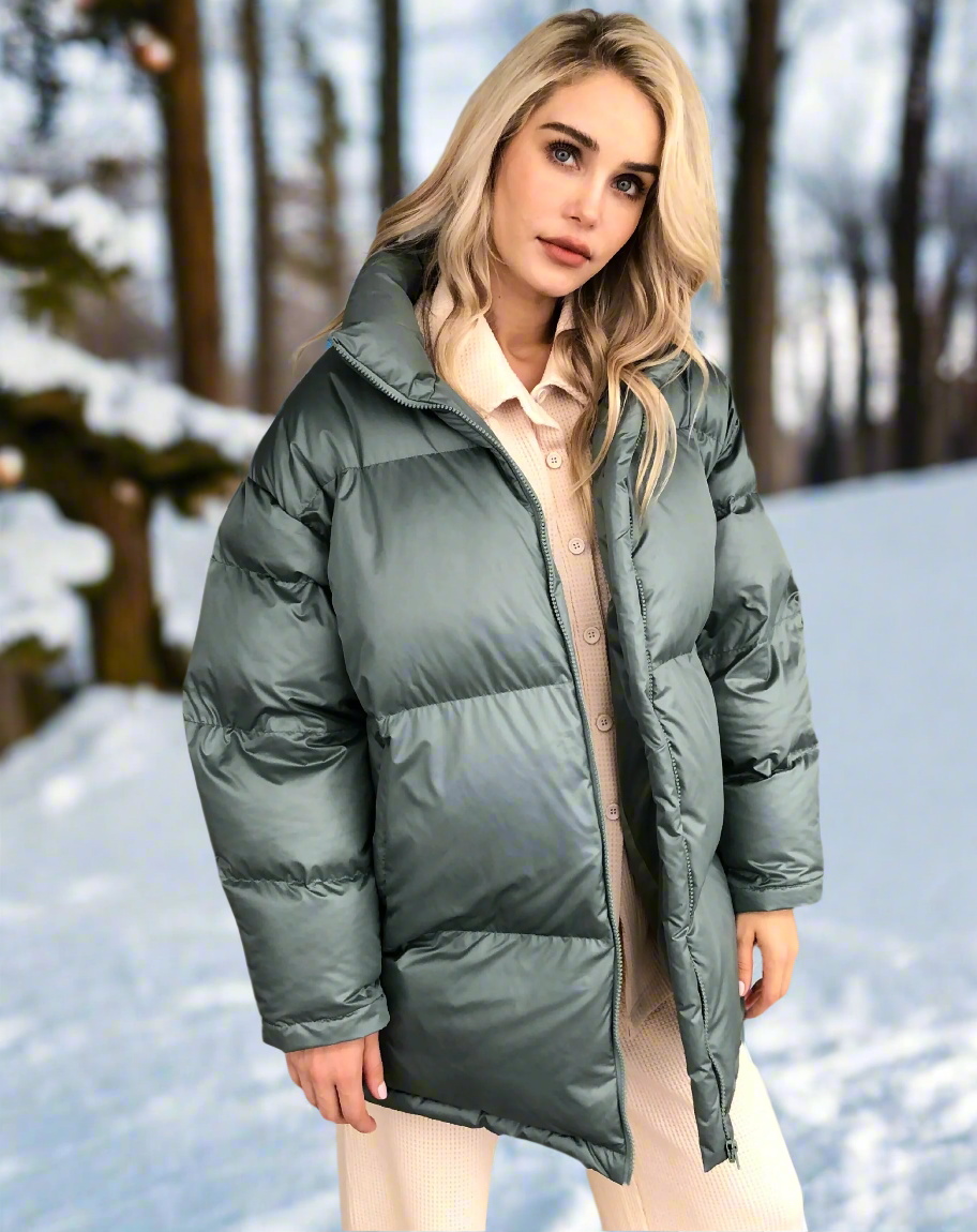 EB | Bequeme, Flauschige, Isolierte Damenjacke