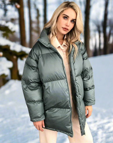 EB | Bequeme, Flauschige, Isolierte Damenjacke