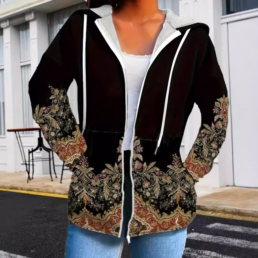 EB | Frau Herbstjacke mit Kapuze