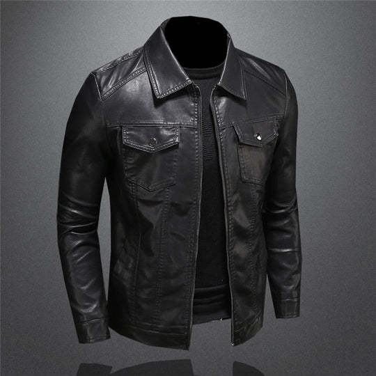 EB | Klassische Lederjacke für Herren