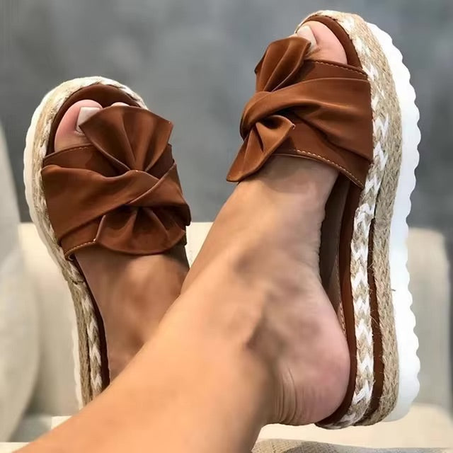 EB | Elegante Plateau Modische Sandalen Damen Sommer