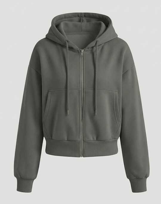 Oversize Sweatshirt Reißverschluss | EB