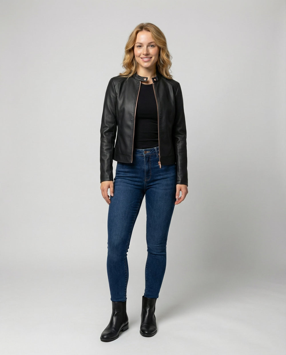 Elegante Lederjacke Damen | EB