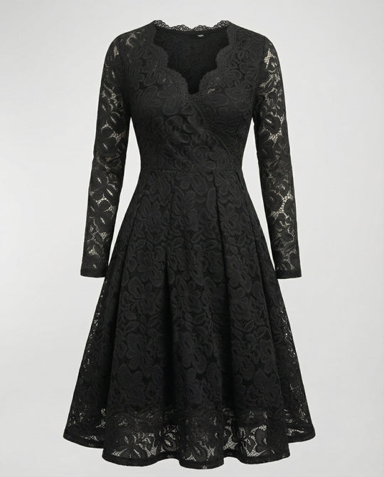 Elegantes Spitzenkleid Damen | EB