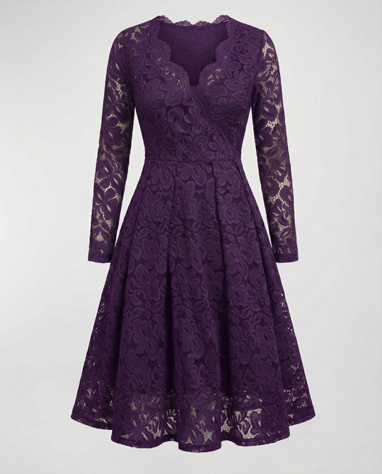 Elegantes Spitzenkleid Damen | EB