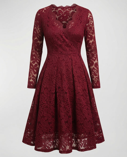 Elegantes Spitzenkleid Damen | EB