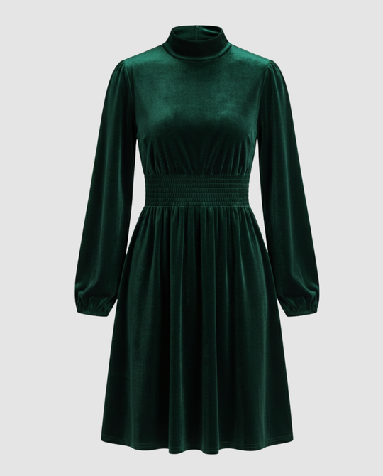 Elegantes Samtkleid Damen | EB