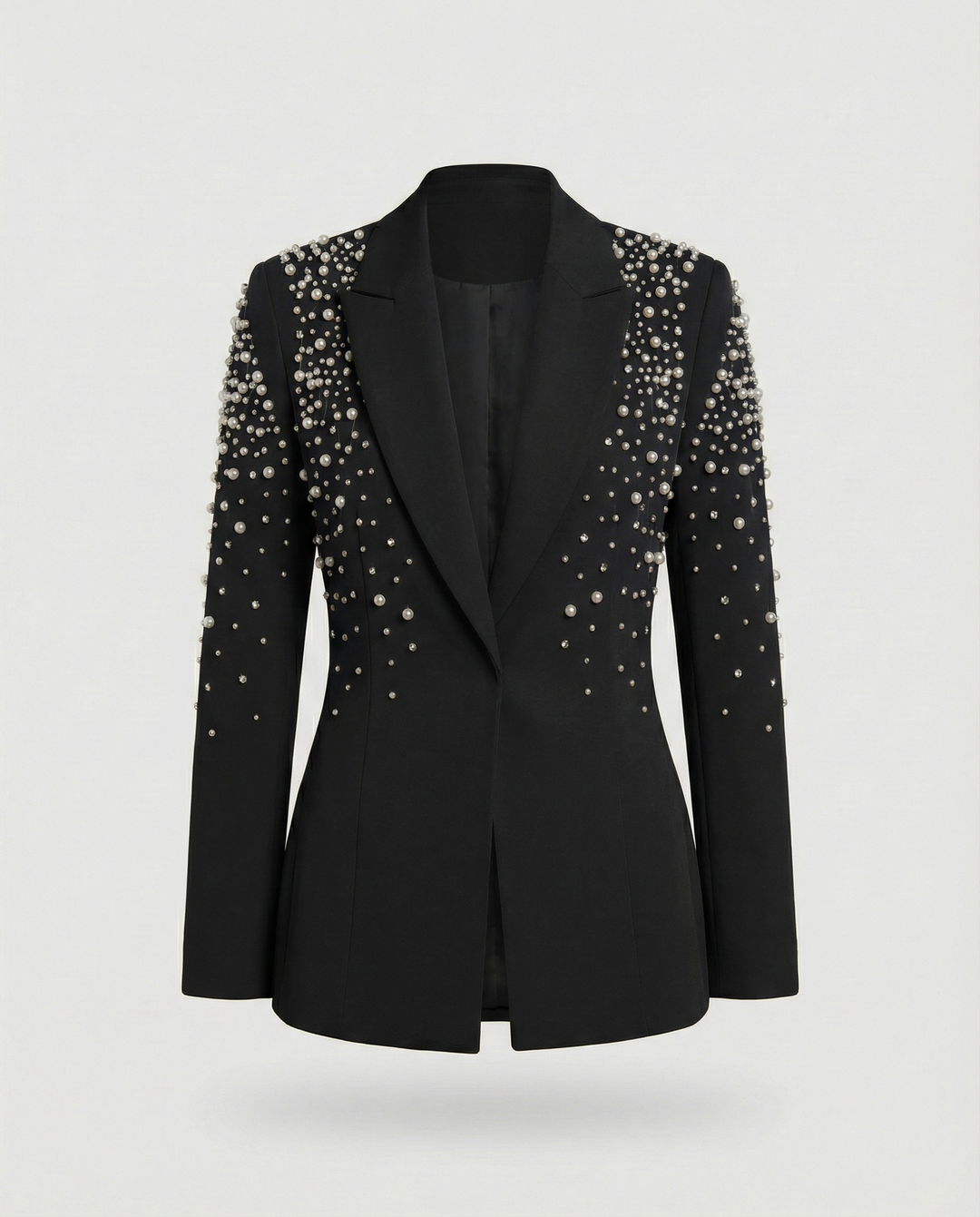EB | Slim Damenblazer mit Perlendetails