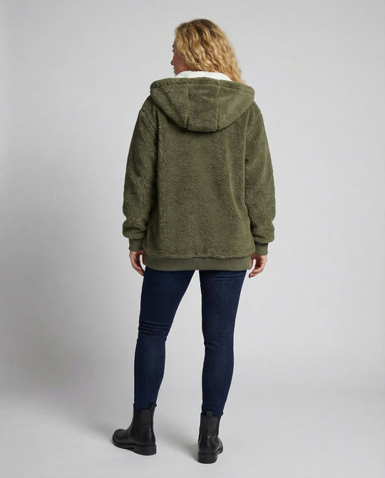 Übergroße Teddyjacke Damen | EB
