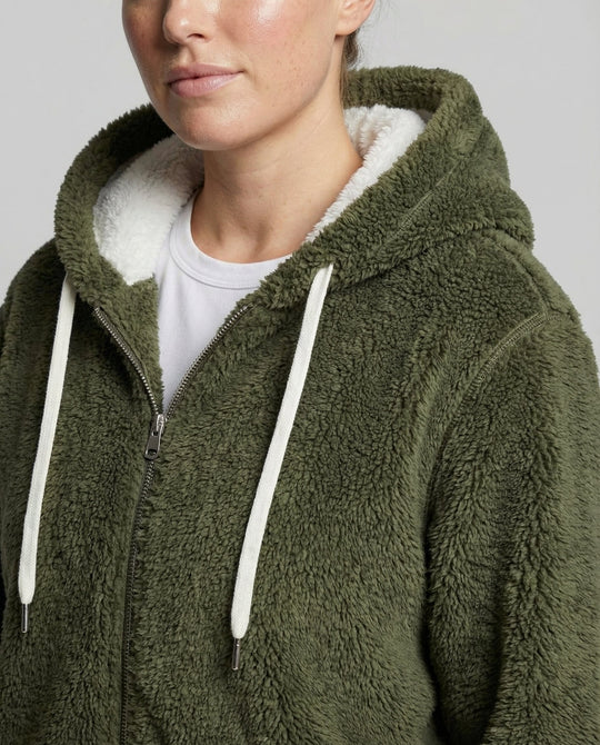 Übergroße Teddyjacke Damen | EB