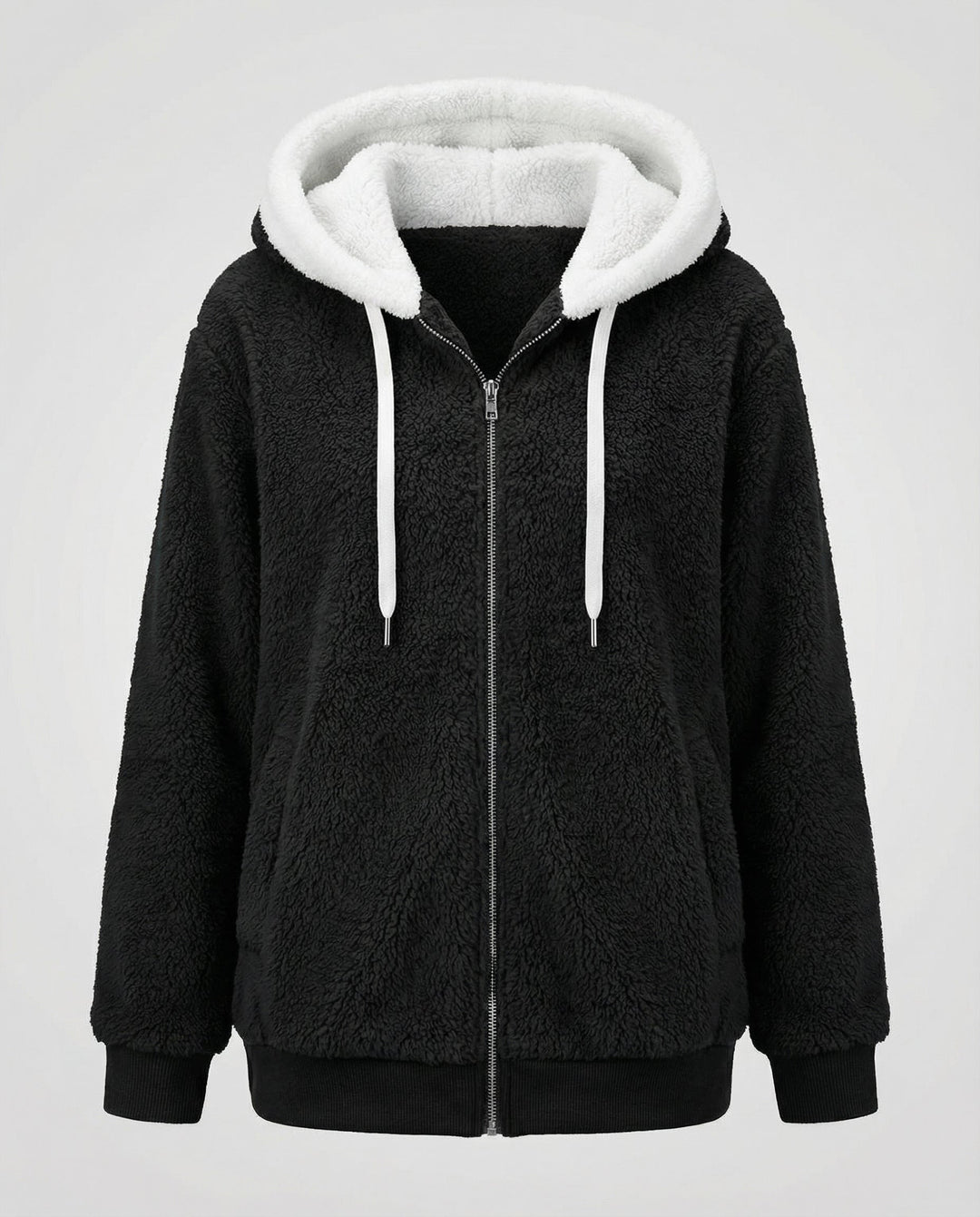 Übergroße Teddyjacke Damen | EB