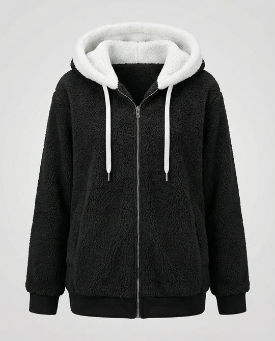 Übergroße Teddyjacke Damen | EB