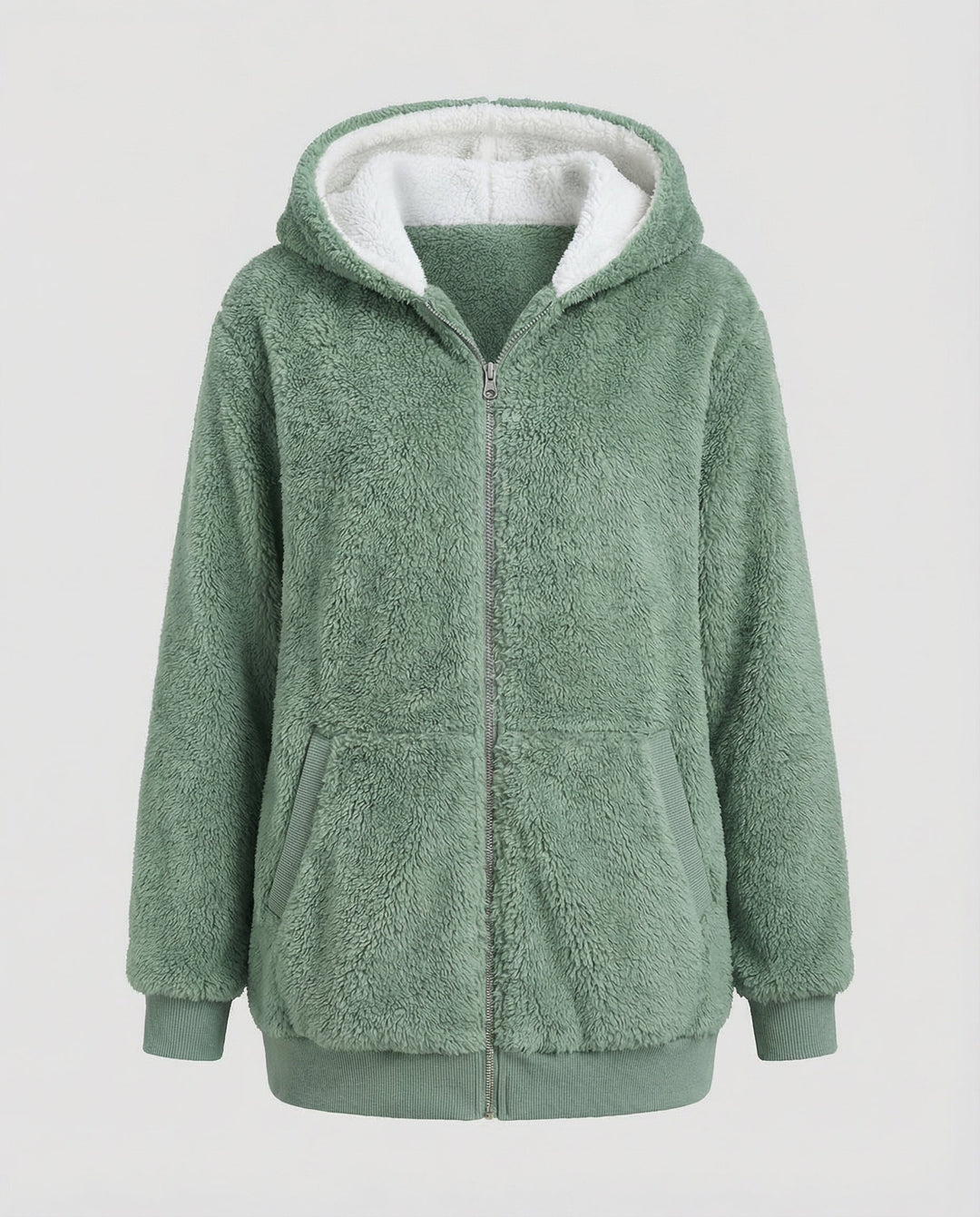 Übergroße Teddyjacke Damen | EB