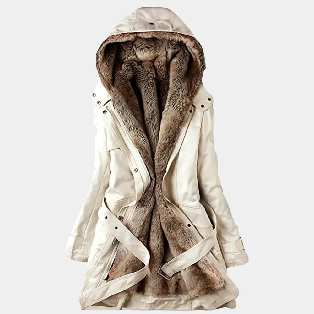 EB | Elegante Damen Parka mit Pelzfutter