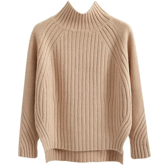 EB | Pullover - Premium Rippstrick Rollkragenpullover