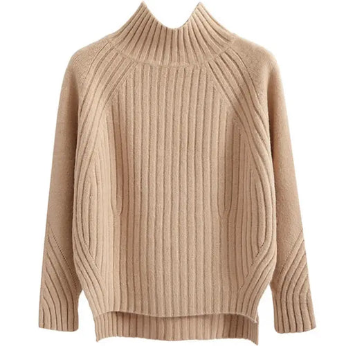 EB | Pullover - Premium Rippstrick Rollkragenpullover