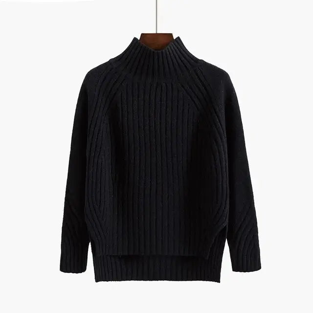 EB | Pullover - Premium Rippstrick Rollkragenpullover