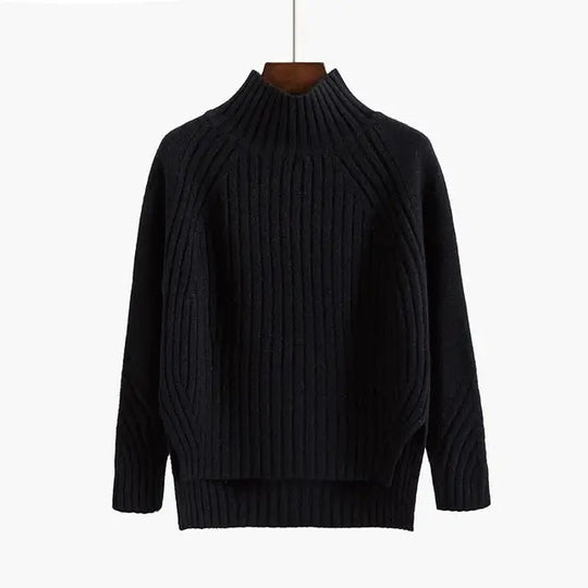 EB | Pullover - Premium Rippstrick Rollkragenpullover