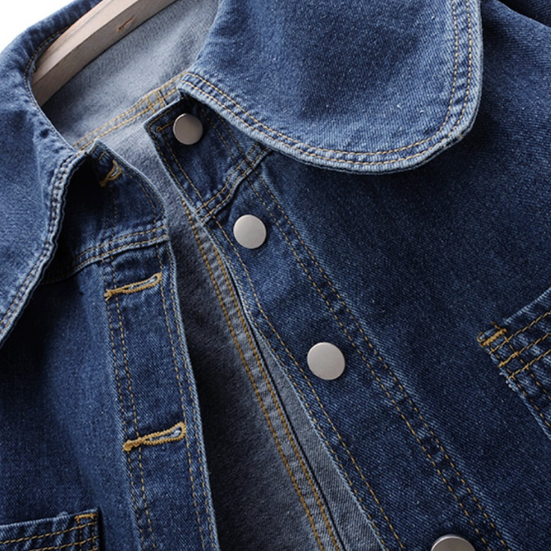 EB | Koreanische Kurze Denim Jacken für Frauen