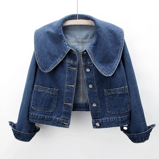 EB | Koreanische Kurze Denim Jacken für Frauen
