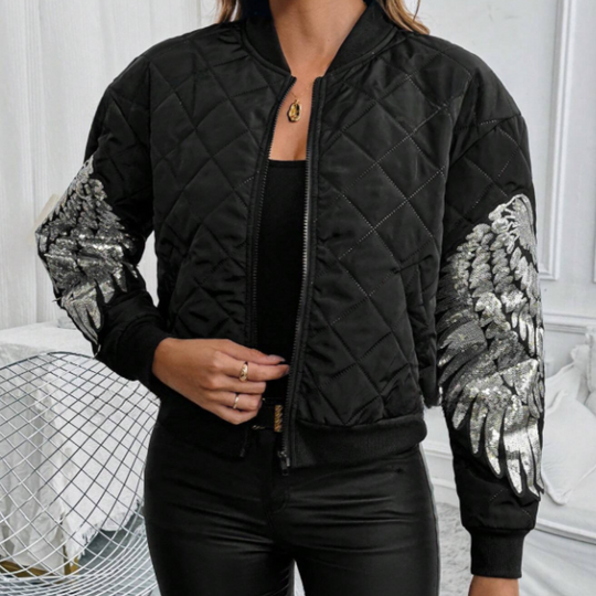 EB | Moderne Herbstjacke mit Reißverschluss für Damen