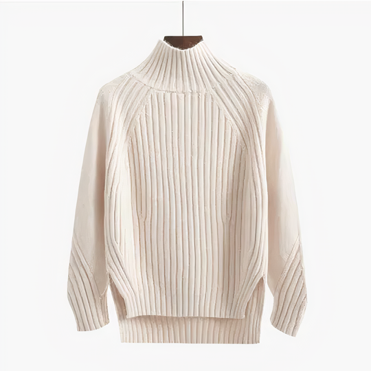 EB | Rippstrick hochabschließender Pullover