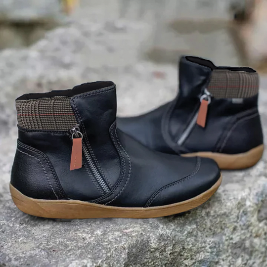 EB | Kunstfell Stiefeletten