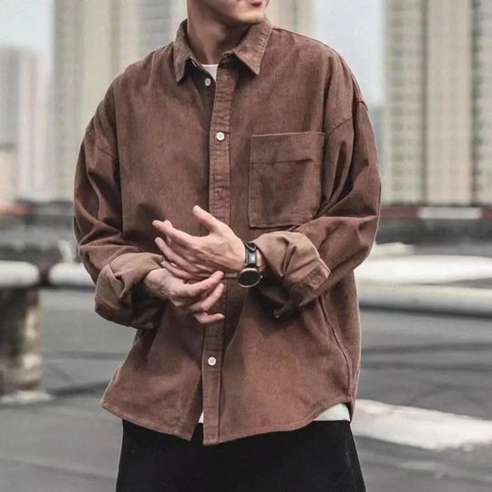 EB | Corduroy Langarmhemd