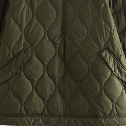 EB | Leichte wattierte Herbstjacke mit kurzen Ärmeln für Damen