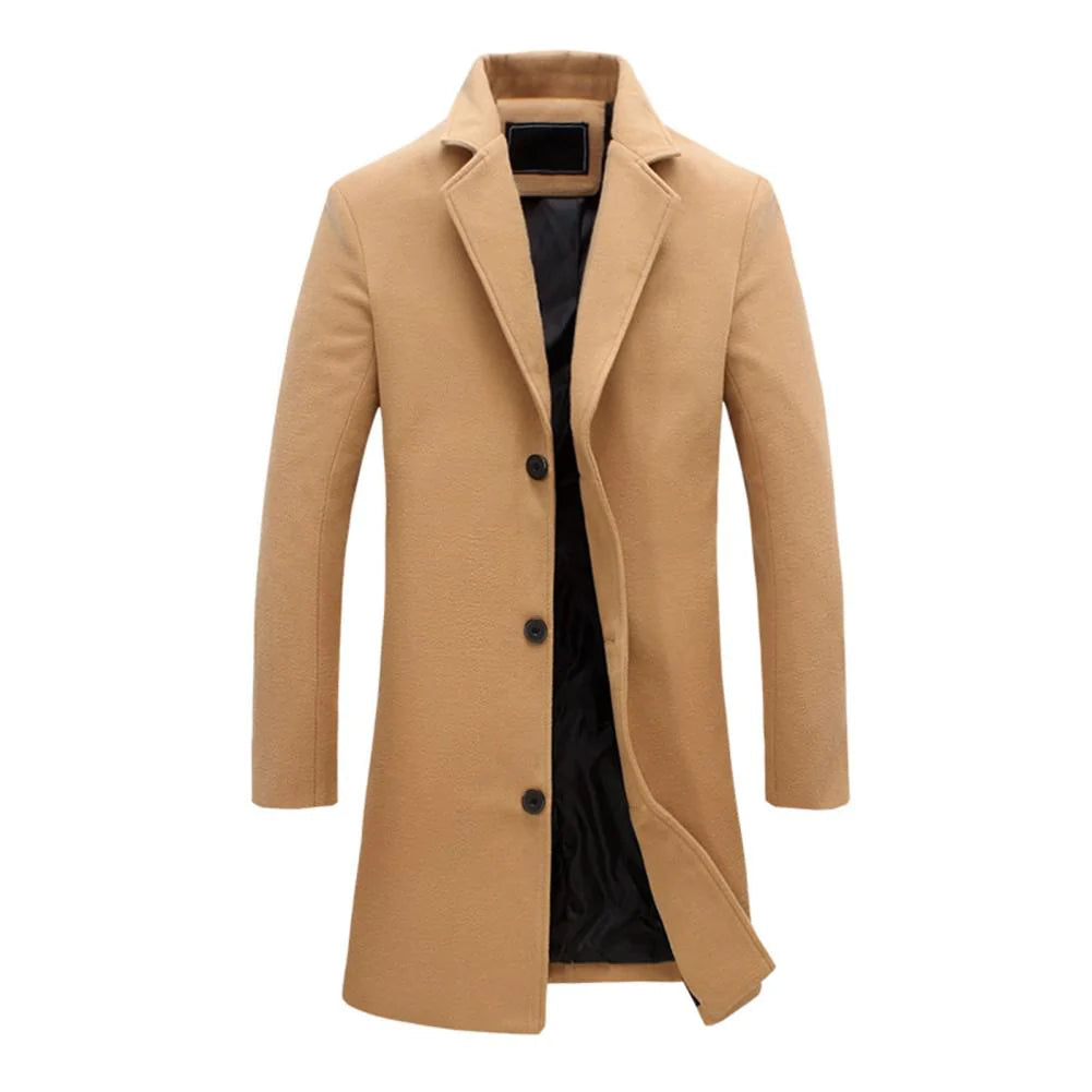 EB - Stilvolle und Bequeme Lange Winterjacke für Herren