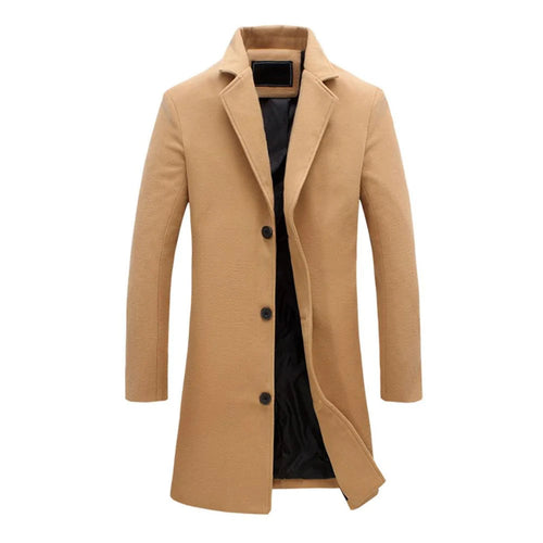 EB - Stilvolle und Bequeme Lange Winterjacke für Herren