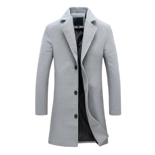 EB - Stilvolle und Bequeme Lange Winterjacke für Herren