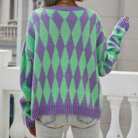 EB | Muster Strickcardigan Acryl Bequem und Farblich