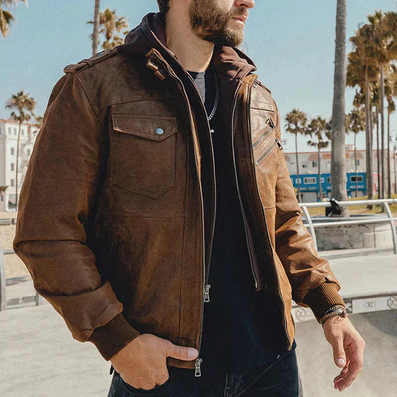 EB | Eleganter Lederblouson für Männer