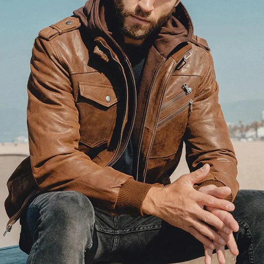 EB | Eleganter Lederblouson für Männer