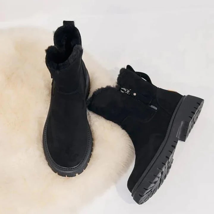 EB | Bequeme Damen Stiefeletten mit Fellfutter