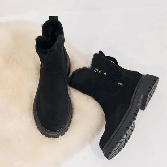 EB | Bequeme Damen Stiefeletten mit Fellfutter