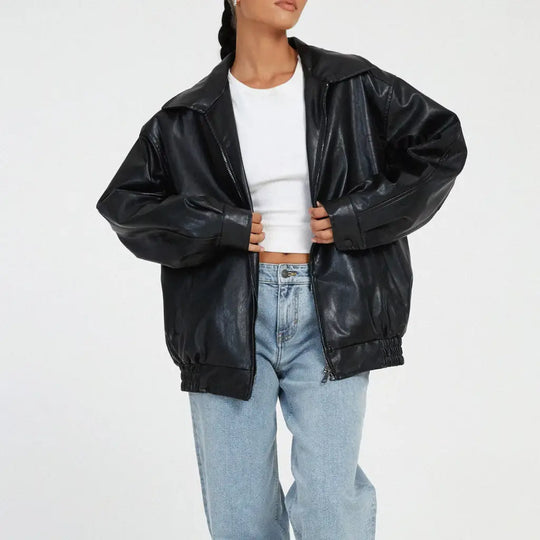 EB | Elegante Lederjacke Damen