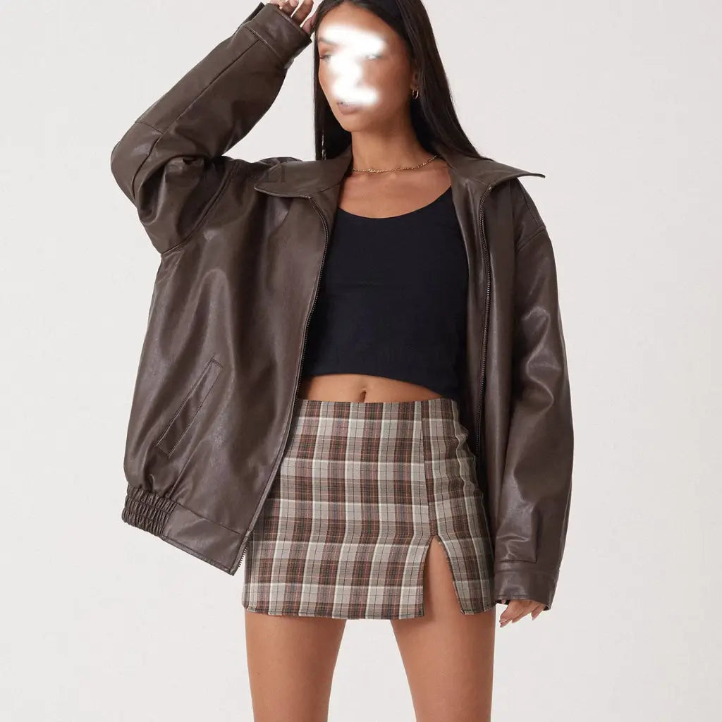 EB | Elegante Lederjacke Damen