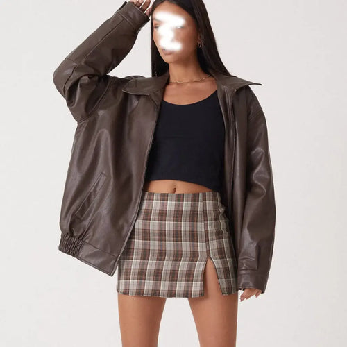 EB | Elegante Lederjacke Damen