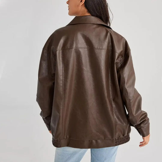EB | Elegante Lederjacke Damen