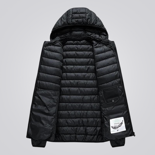 EB | Wattierte Jacke mit abnehmbarer Kapuze