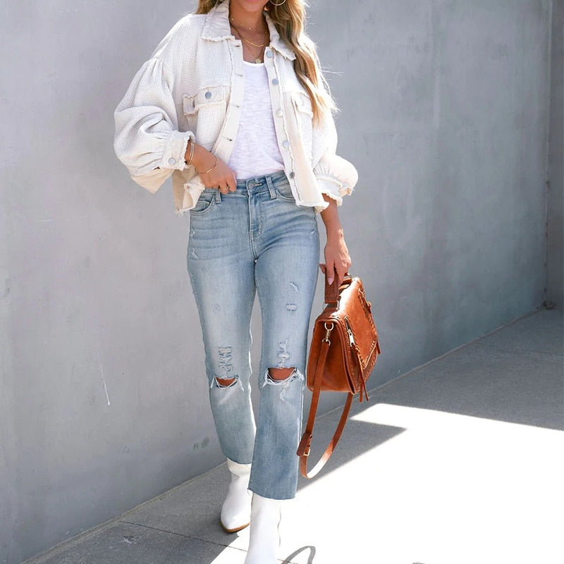 EB | Jacke - Eine Einzigartige Jacke mit Puffärmeln