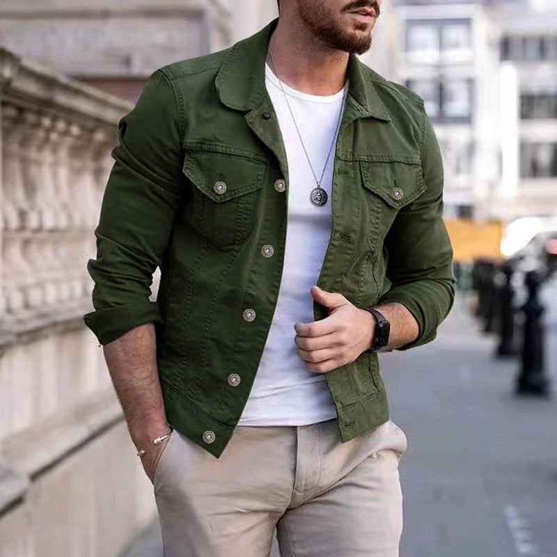 EB Lässige Herren-Jeansjacke